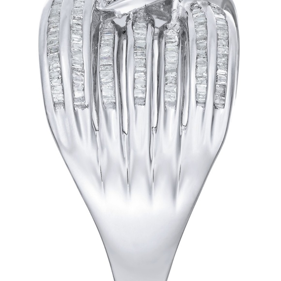 Diamond Baguette lnterwoven Statement Ring - Picture 5 of 5